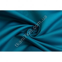 Тканина Королiвський атлас стрейч (морська хвиля)
