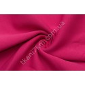 Трикотажний тринитковий з гребінцем індички (малиновий)